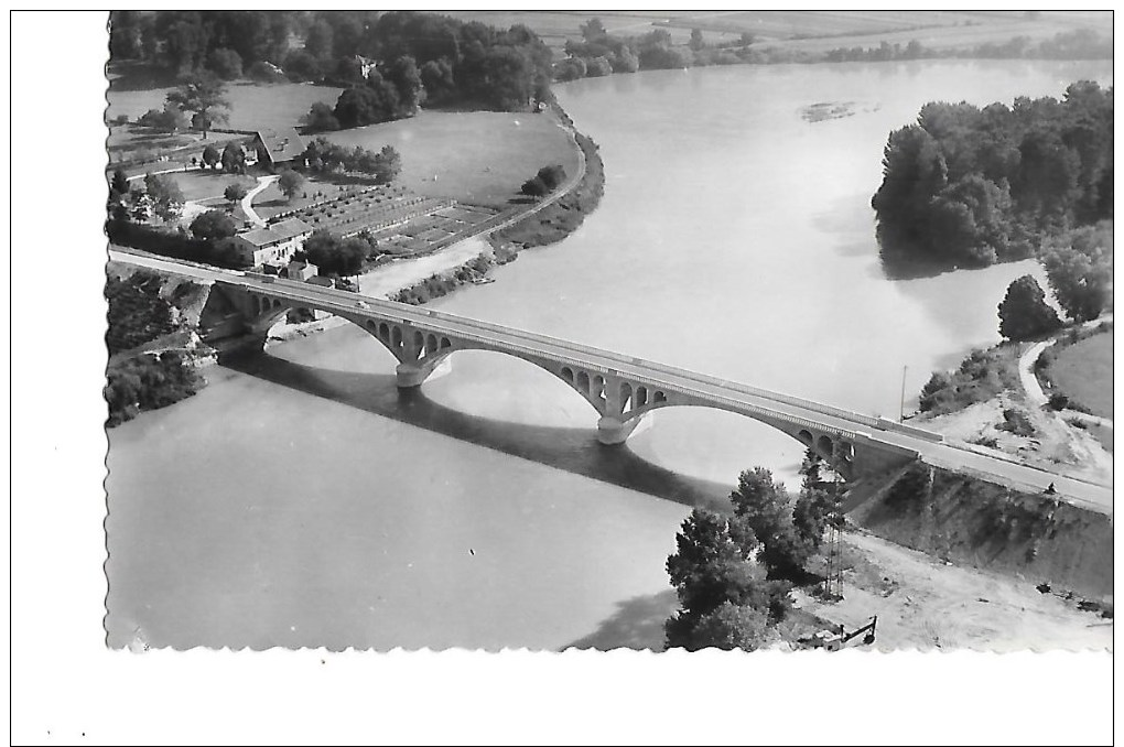 B  01  -  CPSM  De  LAGNIEU  -  Le  Nouveau  Pont  Sur  Le  Rhône - Unclassified