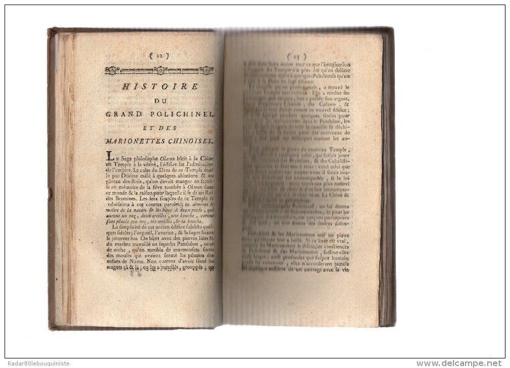 Les Abus Dans Les Cérémonies,dans Les Moeurs Développés.par Mr.L***.auteur Du Compère Mathieu.X-188-II Pages.1788.in-12 - 1701-1800