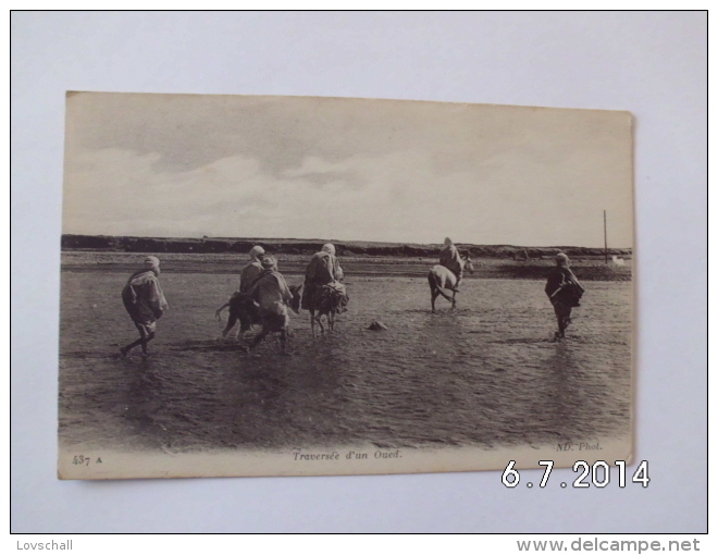 Traversée D´un Oued. (2 - 10 - 1916) - El-Oued