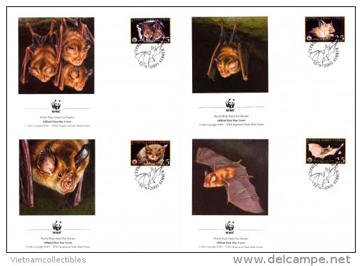 (WWF-325) FDC W.W.F. Cyprus Bat 2003 - Lettres & Documents