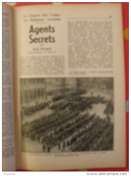 4 N° De La Revue Les Annales De 1937. Byrd Ninon De Lenclos Wells Gibraltar Causses Mandchourie Froissart Churchill - Autres & Non Classés