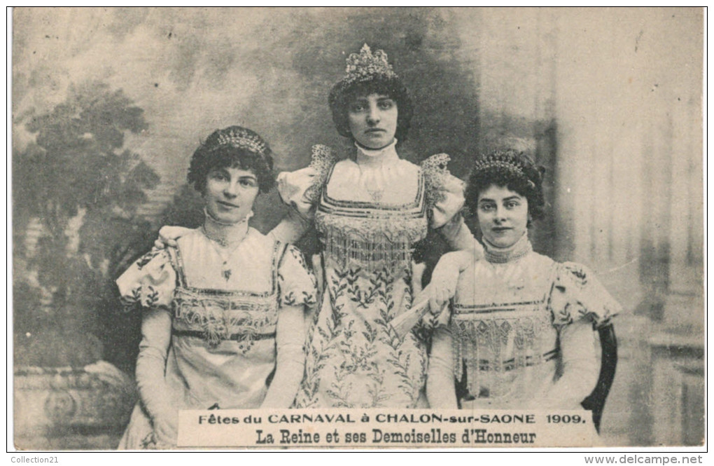 CHALON SUR SAONE .... FETE DU CARNAVAL EN 1909 - Chalon Sur Saone