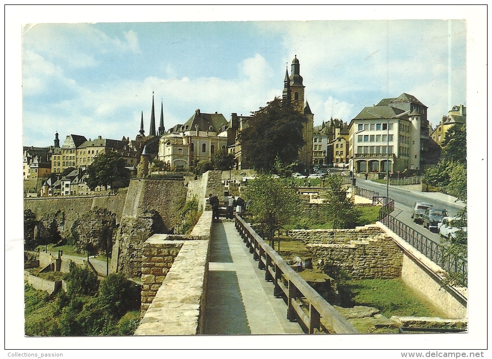 Cp, Luxembourt, Les Vestiges Des Rocherrs Du Bock - Luxembourg - Ville