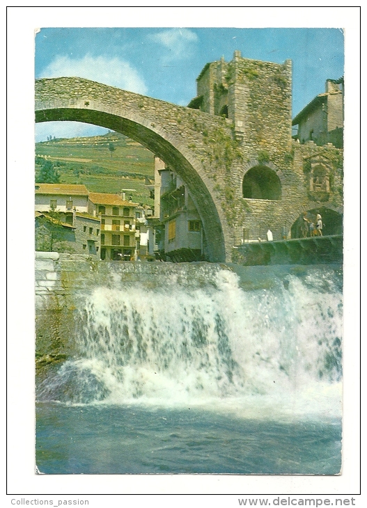 Cp, Espagne, Camprodon, Pont Romain Sur Le Ter, Voyagée - Gerona