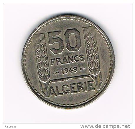 ¨ ALGERIE  50 FRANCS  1949 - Algérie