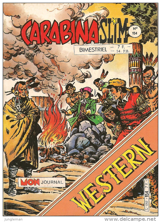 Carabina Slim N° 154 - Editions Aventures Et Voyages - Avec Aussi Buffalo Bill - Avril - Mai 1987 - TBE / Neuf - Mon Journal