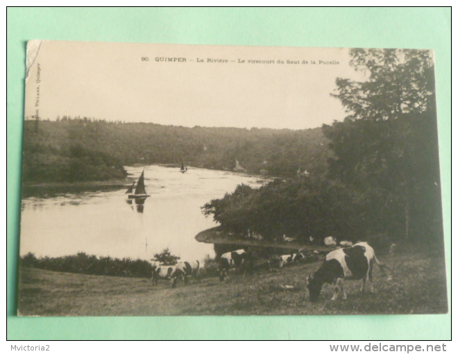 QUIMPER - La Rivière, Le Virecourt Et Le Saut De La Pucelle - Quimper