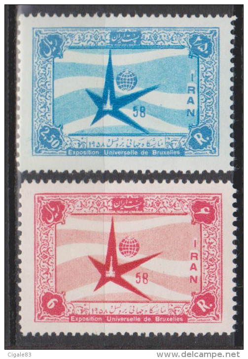 Iran N° 915 - 916 *** Exposition Universelle Et Internationale De Bruxelles - 1958 - Iran