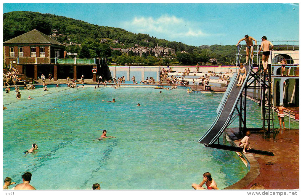 Royaume-Uni - Angleterre - Lancashire - The Bathing Pool , Grange Over Sands - état - Autres & Non Classés