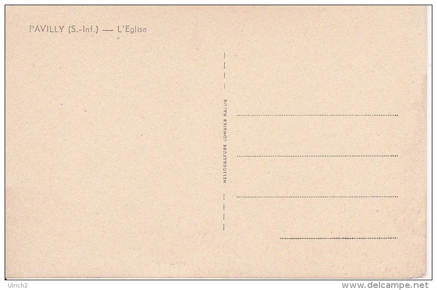 CPSM Pavilly (Seine-Maritime) - L'Eglise (2273) - Pavilly