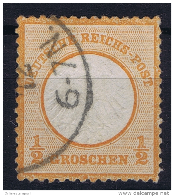 Germany: 1872 Mi. Nr 14, Used Signed/ Signé/signiert/ Approvato - Gebraucht