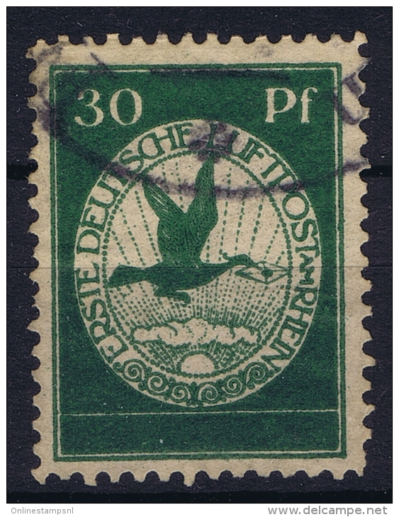 Germany: 1912 Mi. Nr III Used   Airmail - Gebraucht