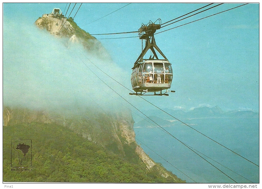 Nº350-223 RIO DE JANEIRO - RJ - PÃO DE AÇÚCAR ENTRE AS NUVENS - Rio De Janeiro