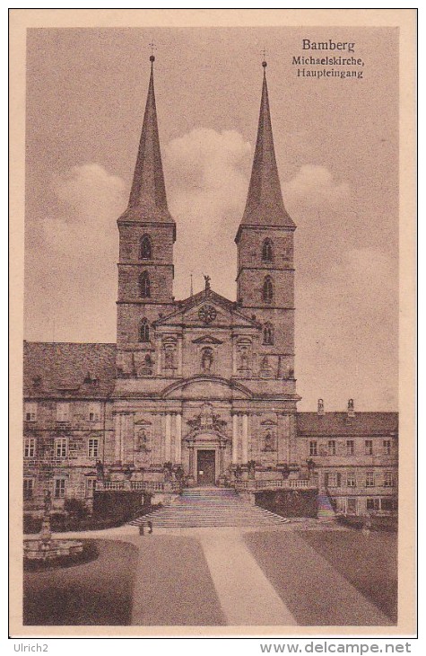 AK Bamberg - Michaelskirche - Haupteingang (7726) - Bamberg