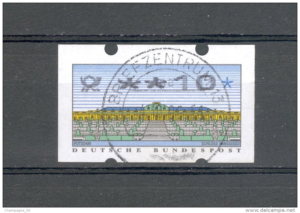 1999  N° 3  CORS ** 10 * DISTRIBUTEURS  OBLITÉRÉ  ZUM BZ 13 BERLIN NORD - Rollenmarken