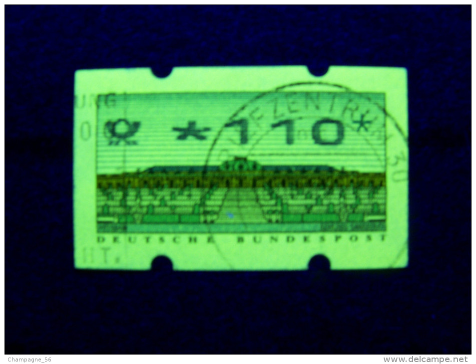 1999  N° 3   CORS * 110 * DISTRIBUTEURS  PHOSPHORESCENT   OBLITÉRÉ - Rolstempels