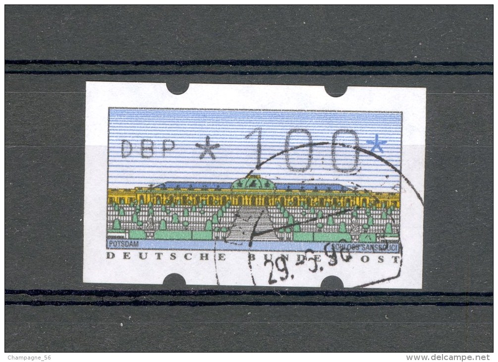 1996   N° 2A  PETIT DBP * 100 *  DISTRIBUTEURS ROULETTES OBLITÉRÉ   29.6.96 - Rolstempels