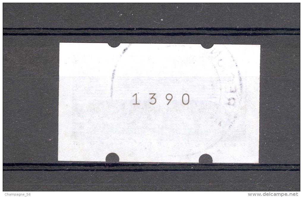 1996  N° 2 DBP ** 80 *  PHOSPHORESCENT DISTRIBUTEUR DOS N° 1390   OBLITÉRÉ - Rollenmarken