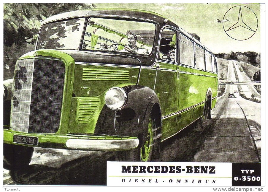 Mercedes-Benz Diesel Omnibus Typ 0-3500  -  Carte Postale - Bus & Autocars