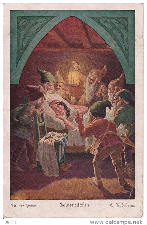 AK Brüder Grimm - Schneewittchen - O. Kubel - 1925 (7749) - Fairy Tales, Popular Stories & Legends