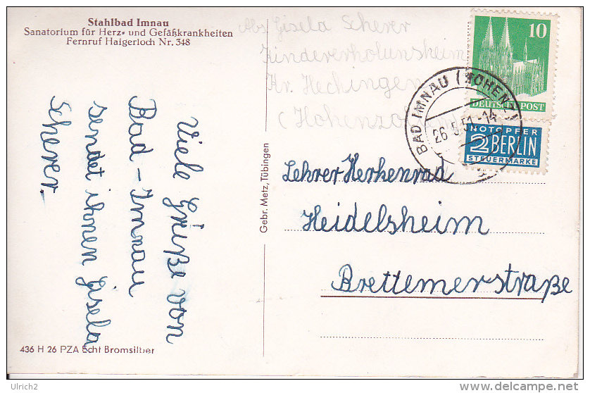 AK Stahlbad Imnau - Mehrbildkarte - 1951 (7767) - Haigerloch