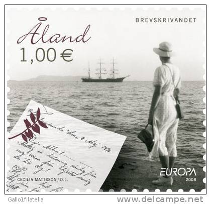 2008 - ALAND - EUROPA CEPT - LE LETTERE / LETTERS. MNH - 2008