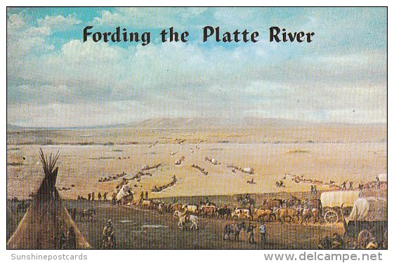 Fording The Platte River Omaha Nebaska - Omaha