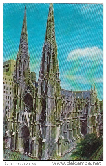 Saint Patricks Cathedral Is Located On Fifth Avenue At 50th Street - Kirchen