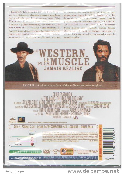 LE BON LA BRUTE ET LE TRUAND - DVD - Sergio LEONE - Clint EASTWOOD - Lee VAN CLEEF - Eli WALLACH - Western / Cowboy