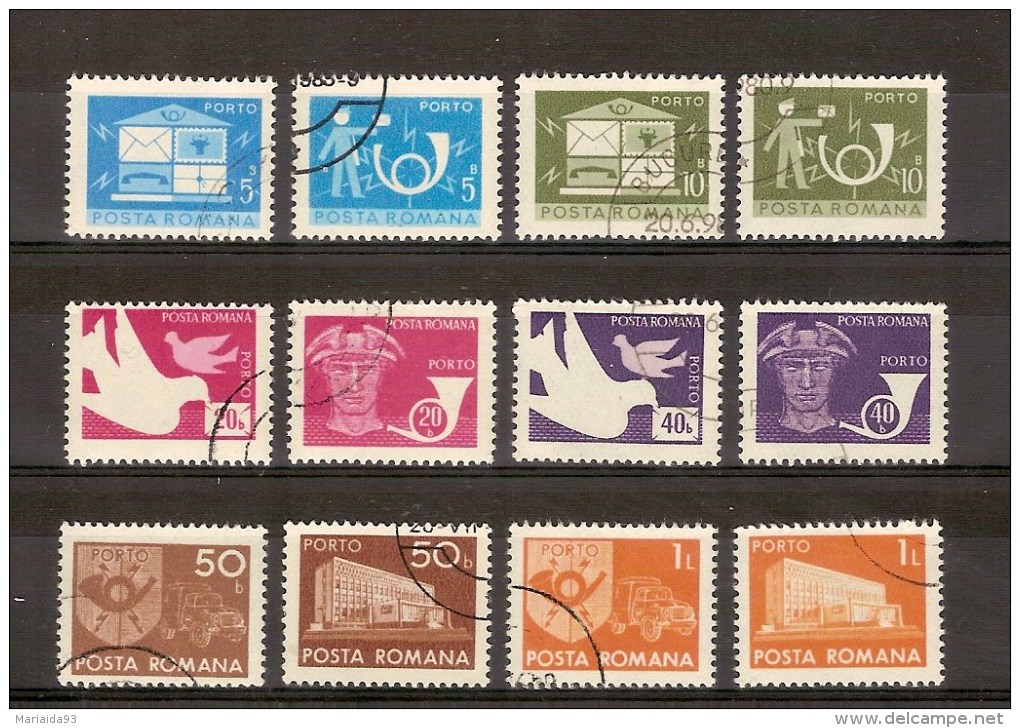 ROUMANIE - LOT DE TIMBRES OBLITERES - LA POSTE - Collections