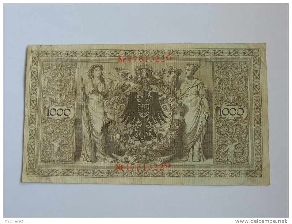 1000 Mark - Berlin 1910 Reichsbanknote - Germany **** EN ACHAT IMMEDIAT **** - 1000 Mark