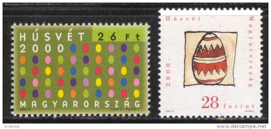 HUNGARY - 2000. Easter / Decorated Eggs  MNH!! Mi 4586-4587. - Neufs