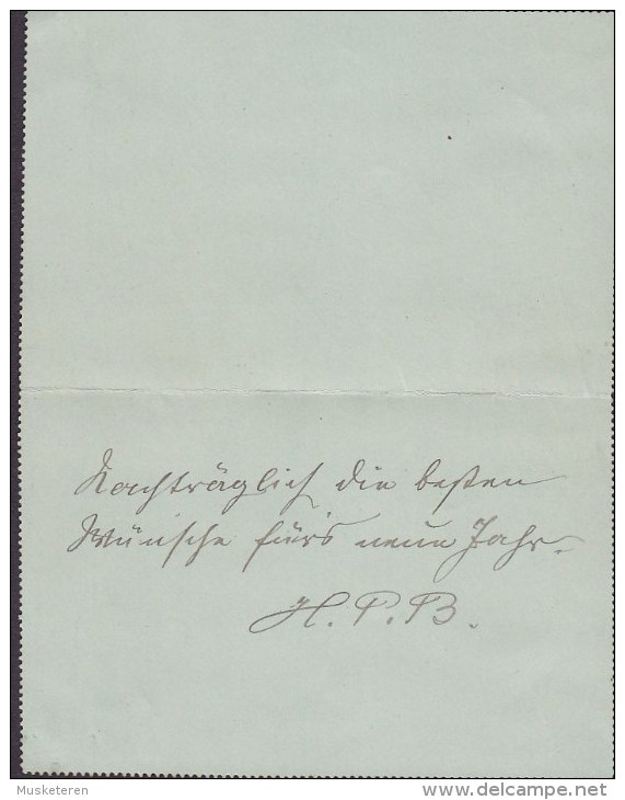 Canada Postal Stationery Ganzsache Entier 3 C Victoria Letter Card LONDON Ontario 1895 To HAMILTON Ohio USA (2 Scans) - 1860-1899 Règne De Victoria