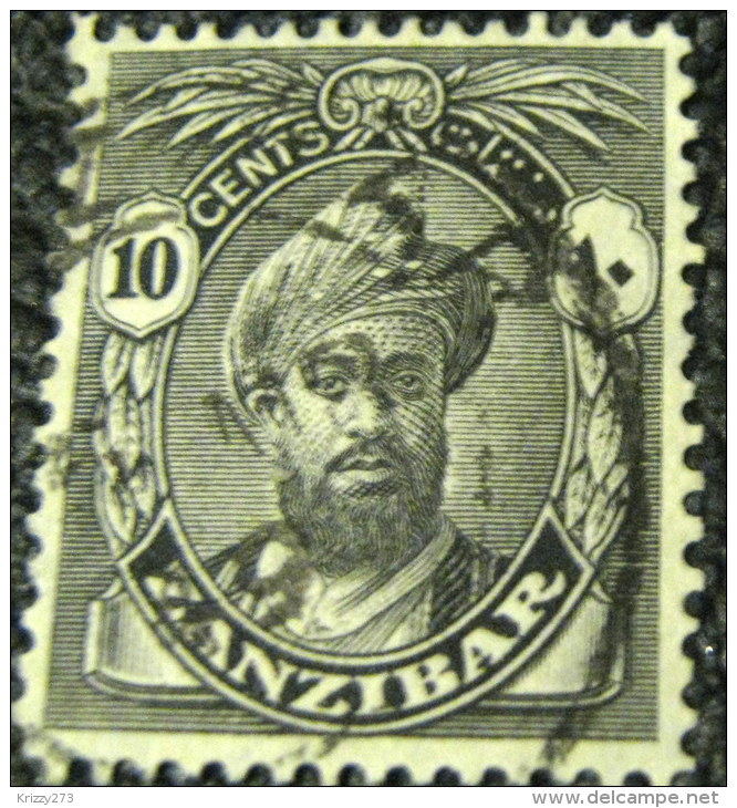 Zanzibar 1936 Sultan Chalifa Bin Harub 10c - Used - Zanzibar (...-1963)
