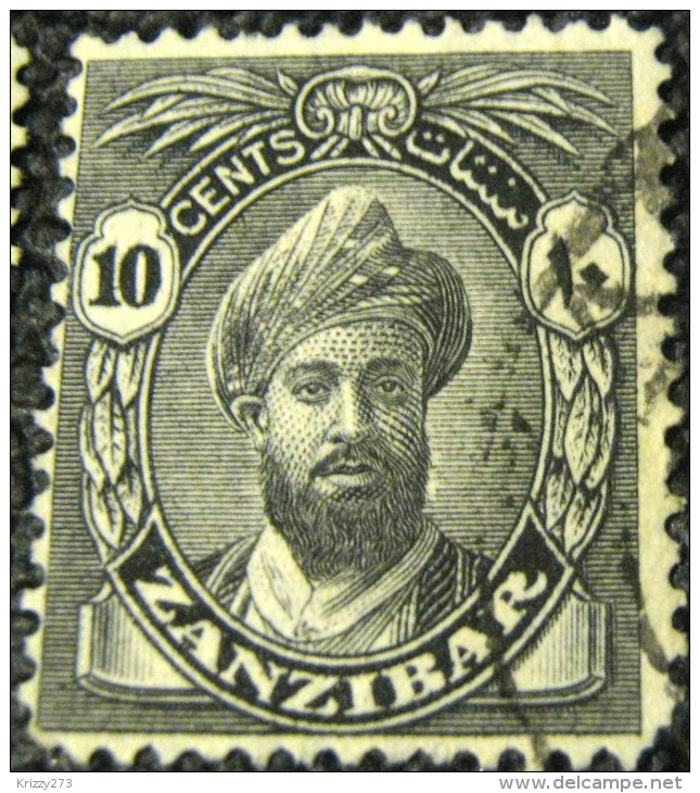 Zanzibar 1936 Sultan Chalifa Bin Harub 10c - Used - Zanzibar (...-1963)