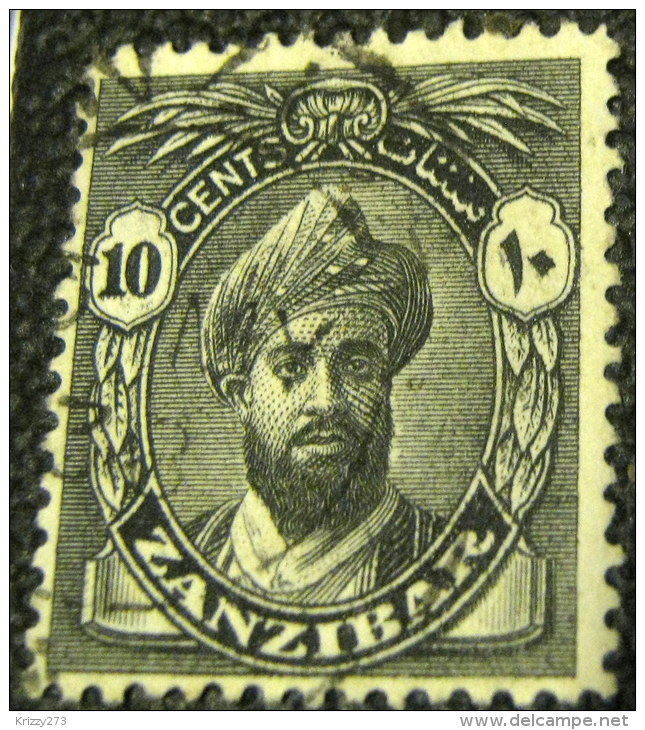 Zanzibar 1936 Sultan Chalifa Bin Harub 10c - Used - Zanzibar (...-1963)