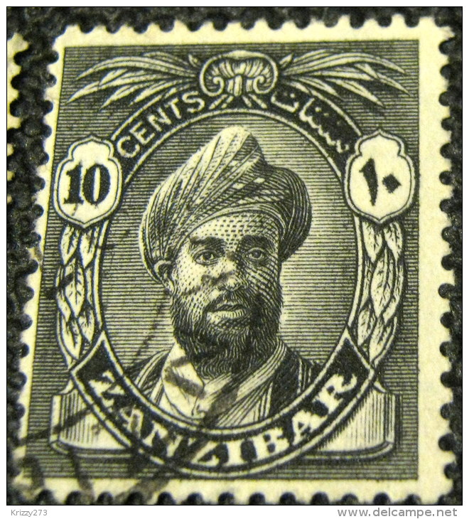 Zanzibar 1936 Sultan Chalifa Bin Harub 10c - Used - Zanzibar (...-1963)