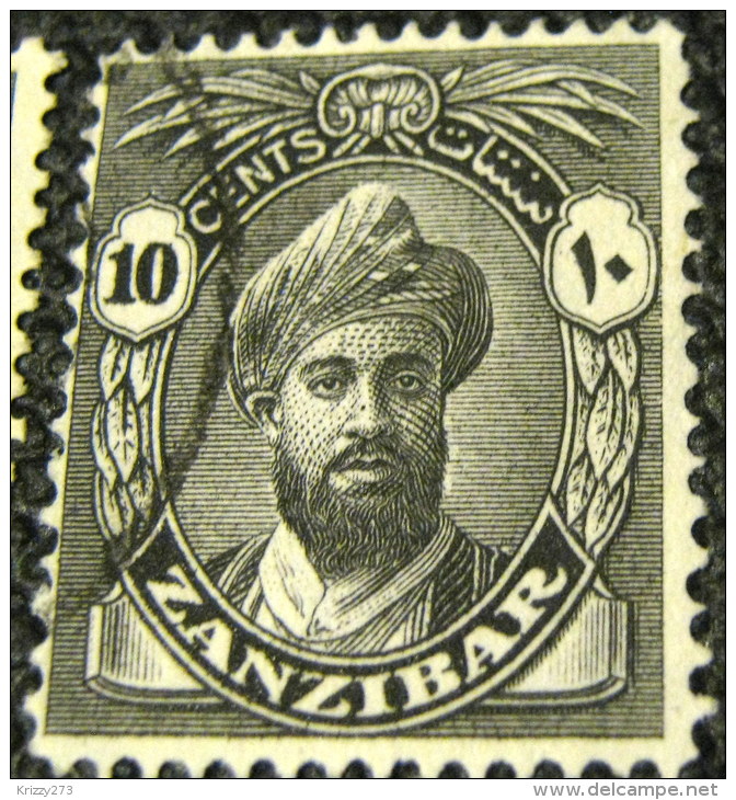 Zanzibar 1936 Sultan Chalifa Bin Harub 10c - Used - Zanzibar (...-1963)