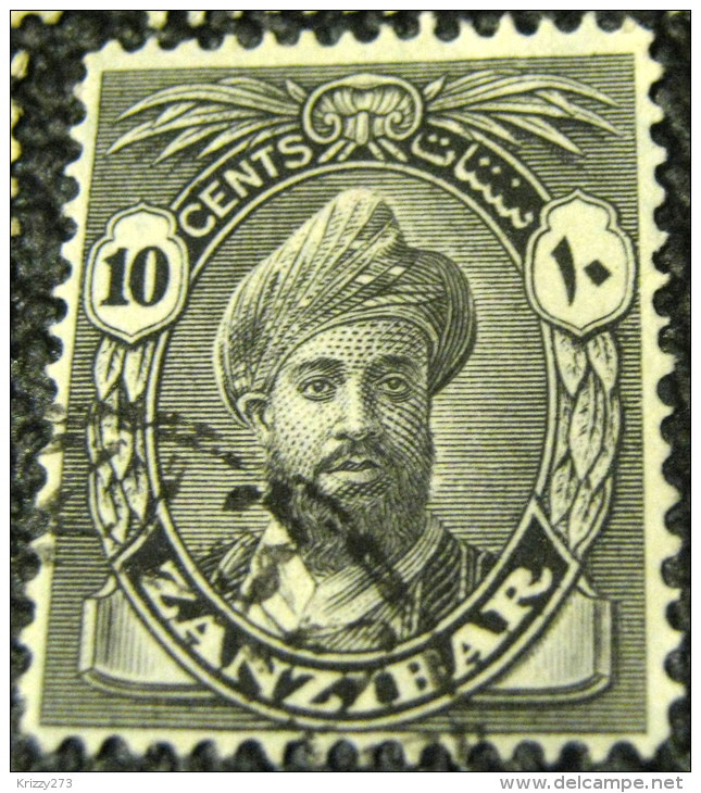 Zanzibar 1936 Sultan Chalifa Bin Harub 10c - Used - Zanzibar (...-1963)