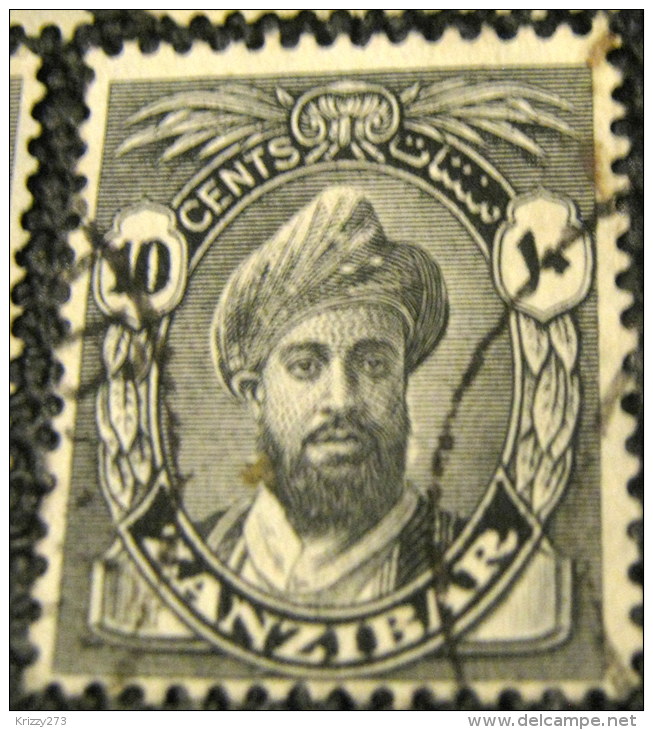 Zanzibar 1936 Sultan Chalifa Bin Harub 10c - Used - Zanzibar (...-1963)