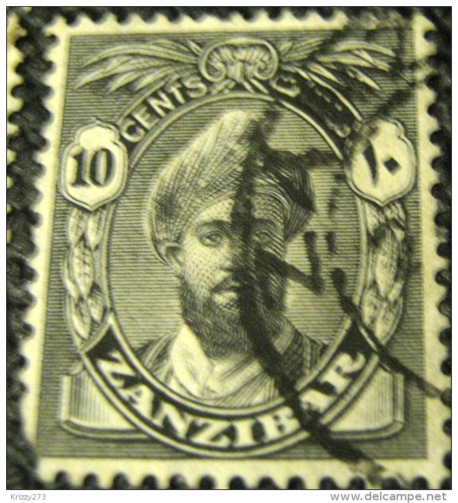 Zanzibar 1936 Sultan Chalifa Bin Harub 10c - Used - Zanzibar (...-1963)