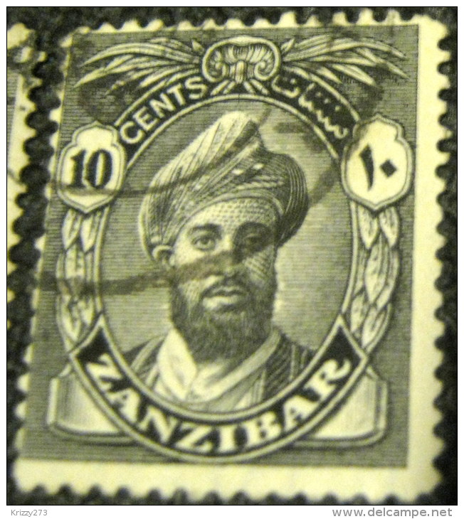 Zanzibar 1936 Sultan Chalifa Bin Harub 10c - Used - Zanzibar (...-1963)