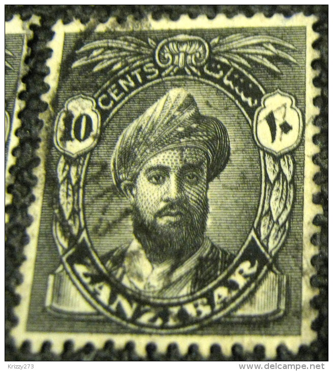 Zanzibar 1936 Sultan Chalifa Bin Harub 10c - Used - Zanzibar (...-1963)