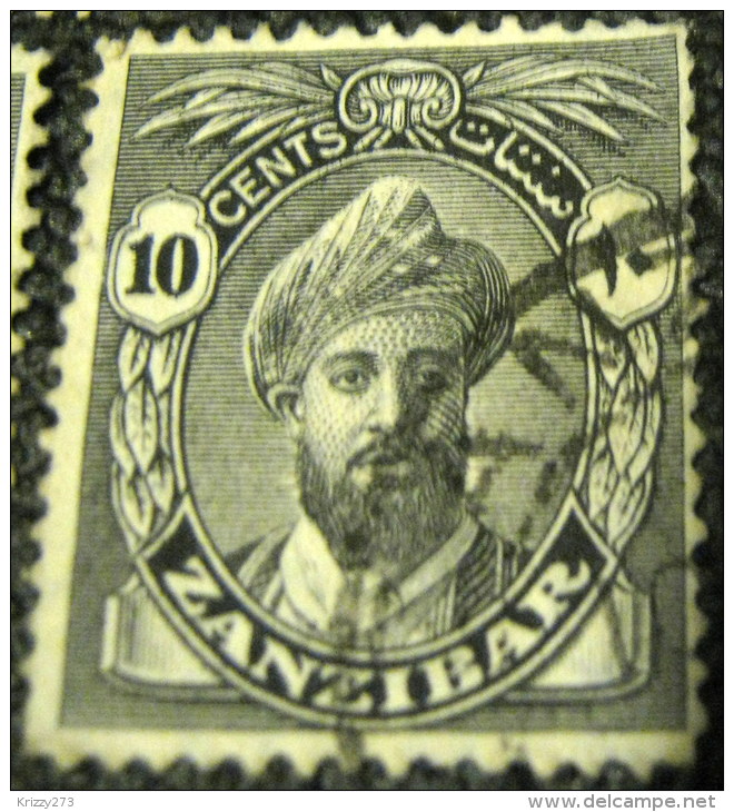 Zanzibar 1936 Sultan Chalifa Bin Harub 10c - Used - Zanzibar (...-1963)