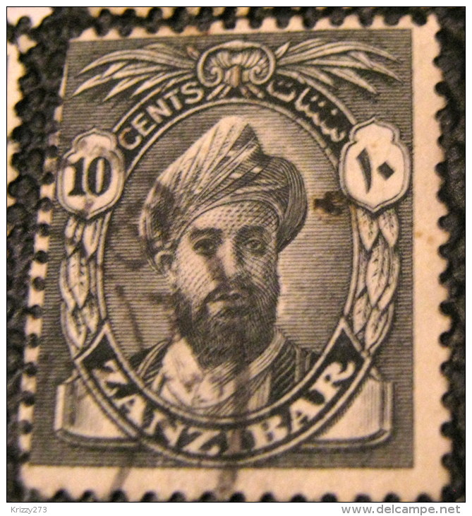 Zanzibar 1936 Sultan Chalifa Bin Harub 10c - Used - Zanzibar (...-1963)