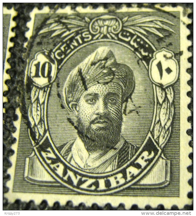 Zanzibar 1936 Sultan Chalifa Bin Harub 10c - Used - Zanzibar (...-1963)