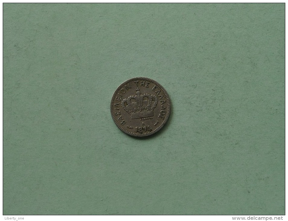 1894 A - 5 Lepta / KM 58 ( Uncleaned Coin / For Grade, Please See Photo ) !! - Greece