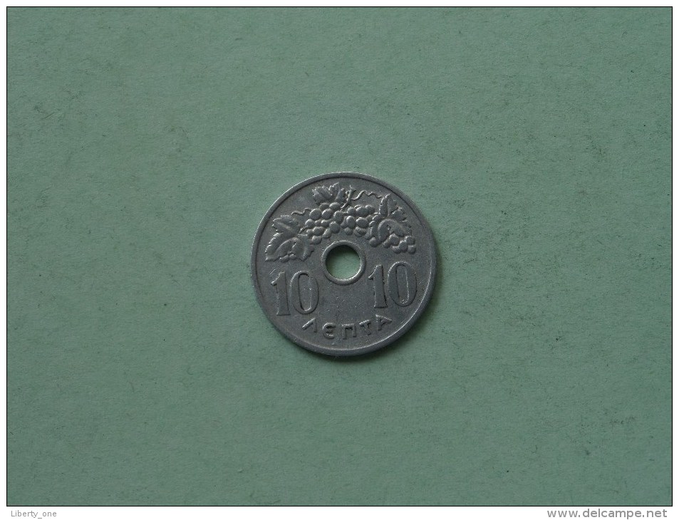 1954 - 10 Lepta / KM 78 ( Uncleaned Coin / For Grade, Please See Photo ) !! - Grèce