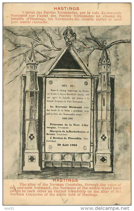Royaume-Uni - Angleterre - Sussex - Bataille D' Hastings - Bataille De Senlac - Autel Des Patries Normandes - état - Hastings
