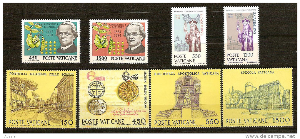 Vaticaan Vatican 1984 Yvertnr. 747-754 *** MNH Cote 15,25 Euro - Neufs